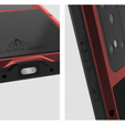 Love Mei Huse pentru Samsung Galaxy S20 Ultra, armored with glass, roșu