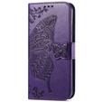 Cu clapetă pentru Infinix Hot 40i, Butterfly, violet