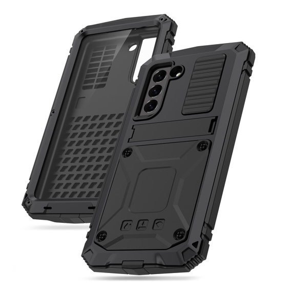 Husă pentru Samsung Galaxy S21 FE, R-JUST, armată, negru