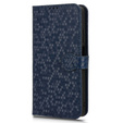 Husa cu clapetă pentru Motorola Moto G24 / G24 Power / G04, Wallet Rhombus, albastru