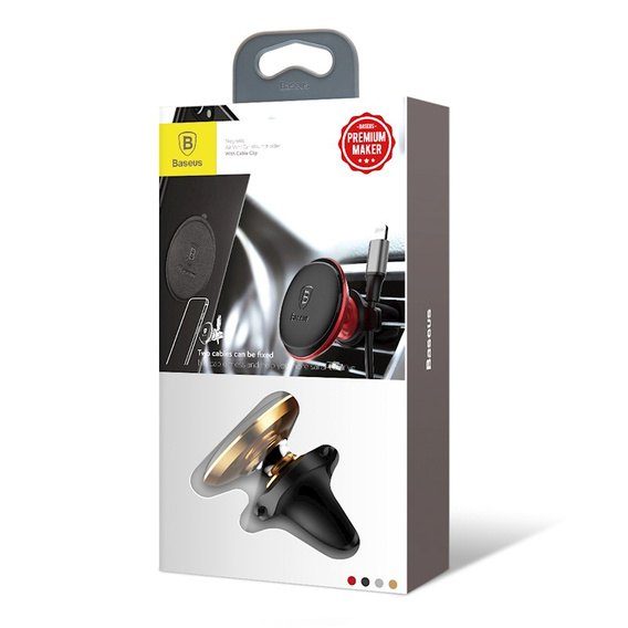 Suport magnetic Baseus pentru grila de ventilație – negru
