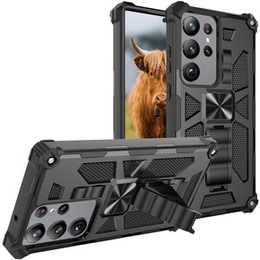 Huse pentru Samsung Galaxy S23 Ultra, Armor Kickstand, negru