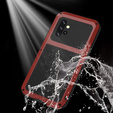 Love Mei Huse pentru Samsung Galaxy A52/A52s, armored with glass, roșu