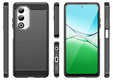 Huse pentru Oppo A5 5G / A5m, Carbon, negru