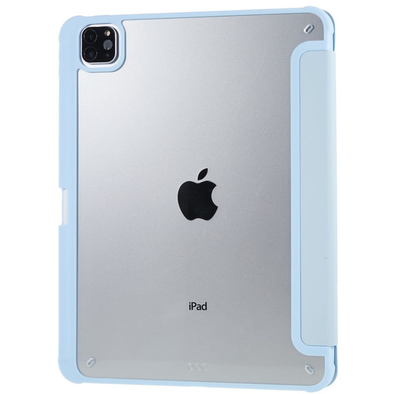 Husă pentru iPad Pro 12.9" 2022/2021/2020 (6/5/4 gen.), Smartcase Hybrid, cu spațiu pentru stylus, albastru
