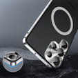 Carcasă de protecție pentru camera foto pentru Samsung Galaxy S25 Ultra, CamShield MagSafe, de argint