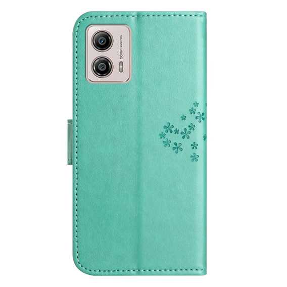 Cu clapetă pentru Motorola Moto G53 / G23 / G13, tree, verde