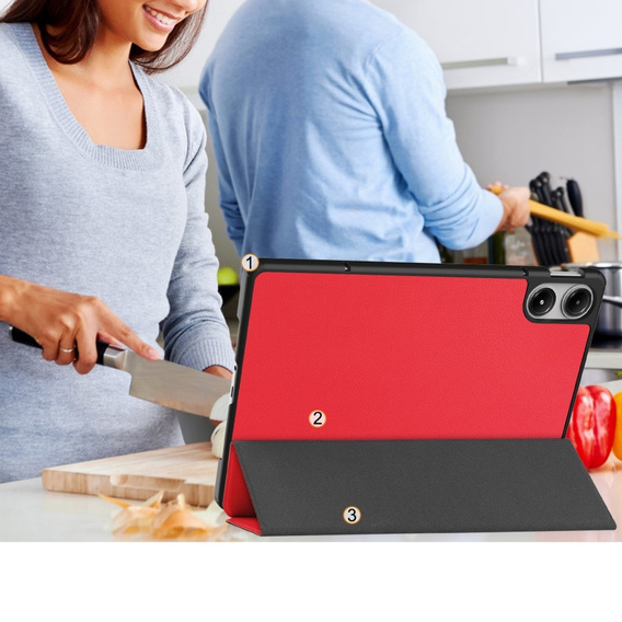 Husă pentru Xiaomi Redmi Pad Pro / Xiaomi Poco Pad, Smartcase, roșu