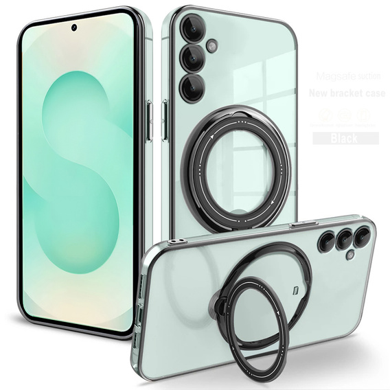 Carcasă magnetică pentru Samsung Galaxy S25+ Plus, pentru MagSafe, negru