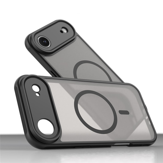 Husă Matt pentru iPhone Air, pentru MagSafe, cu protecție pentru cameră, negru mat