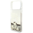 Husă GUESS Liq. Glitter 4 Charms pentru iPhone 17 Pro