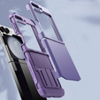 Husa blindată pentru Samsung Galaxy Z Flip7 FE / Z Flip6, Armorl Shockproof, violet