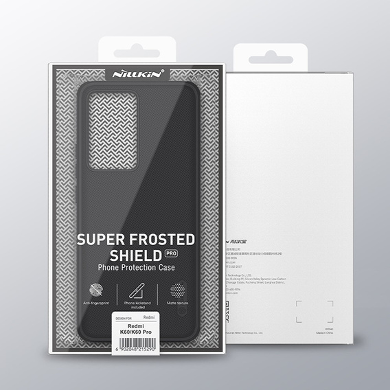 Carcasă NILLKIN pentru Poco F5 Pro 5G, Super Frosted Shield Case, albastru