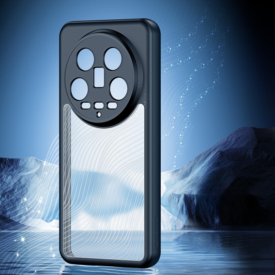 Husa DuxDucis pentru Xiaomi 14 Ultra, Aimo case, transparent / negru
