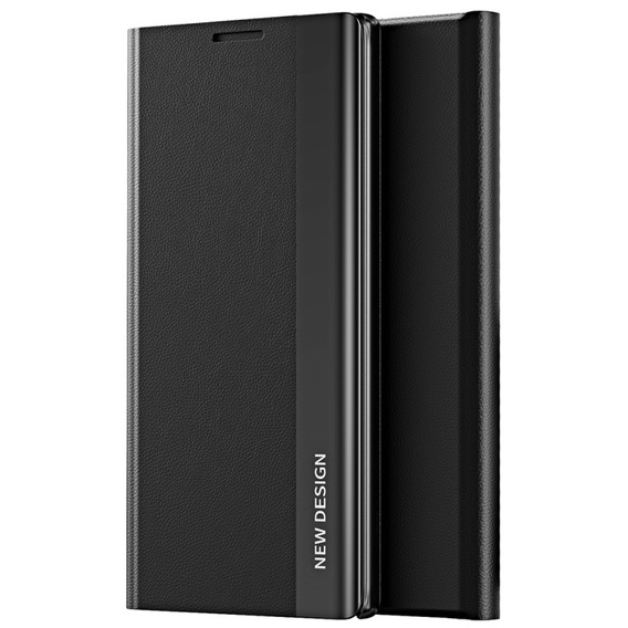 Cu clapetă pentru Xiaomi 12 / 12X, Side Magnetic, negru