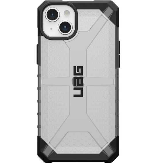 Carcasă Urban Armor Gear pentru iPhone 15 Plus, Plasma, transparent / negru