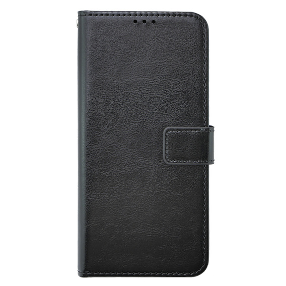 Cu clapetă pentru Oppo A79 5G, Crazy Horse Wallet, negru