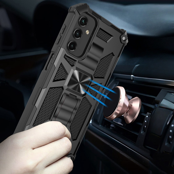 Huse pentru Samsung Galaxy A14 4G/5G, Armor Kickstand, negru
