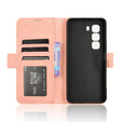 Cu clapetă pentru Infinix Hot 50 Pro+ 4G, Card Slot, roz