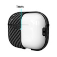 Husă TPU texturată din fibră de carbon pentru AirPods Pro 3