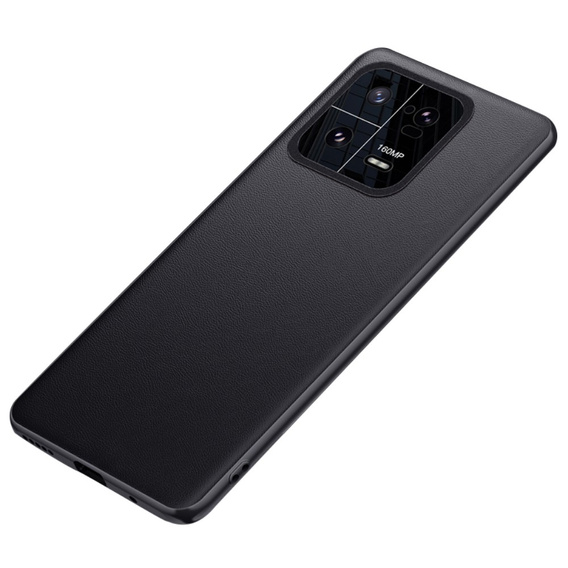 Husă din piele pentru Xiaomi 13 Pro, leather hybrid, negru