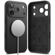 Carcasă Ringke pentru iPhone 17 Pro Max, Silicone Magnetic MagSafe, negru