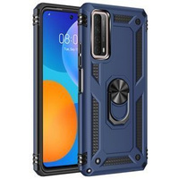 Husă blindată pentru Huawei P Smart 2021, Nox Case Ring, albastru