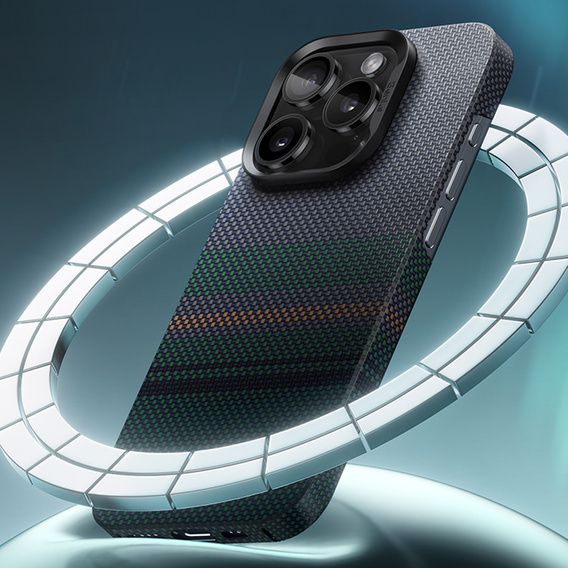 Husă BENKS Kevlar Magnetic Armor Air Aurora 600D SA66 pentru MagSafe pentru iPhone 16 Pro Max