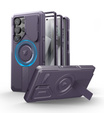 Husă blindată pentru Samsung Galaxy S25 Ultra, Dexnor CamProtect MagSafe, violet (Două rame)