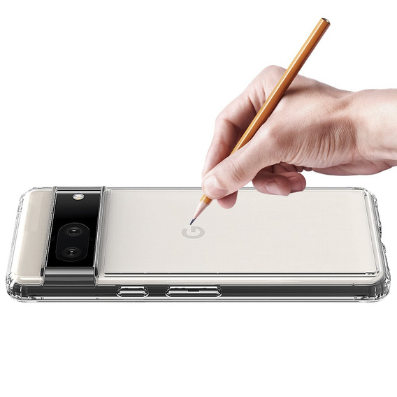 Huse pentru Google Pixel 7, Fusion Hybrid, transparentă