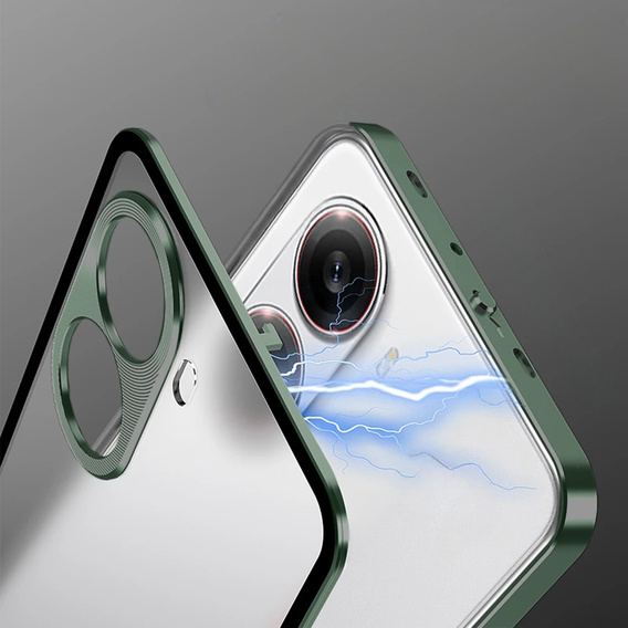 Carcasă pentru Xiaomi Poco X7 Pro 5G, Frame Case, verde