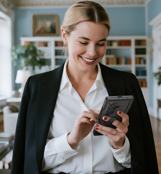 Husă Suritch cu suport 360° și protecție ecran integrată pentru Samsung Galaxy Z Fold7