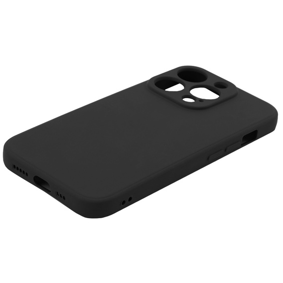 Husa pentru iPhone 15 Pro, Silicone Lite, negru