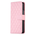 Cu clapetă pentru Samsung Galaxy Z Fold6 5G, Wallet, BINFEN COLOR, roz