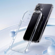 Husă pentru iPhone 16, ERBORD Slim, transparentă + sticlă 9H