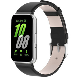 Curea din piele pentru Samsung Galaxy Fit 3, negru