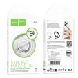 Suport magnetic HOCO GH1 pentru deget cu funcție de suport – alb