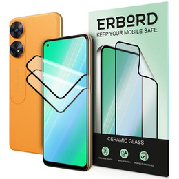 2x sticlă ceramică ERBORD Hybrid Glass pentru Oppo Reno8 T 4G