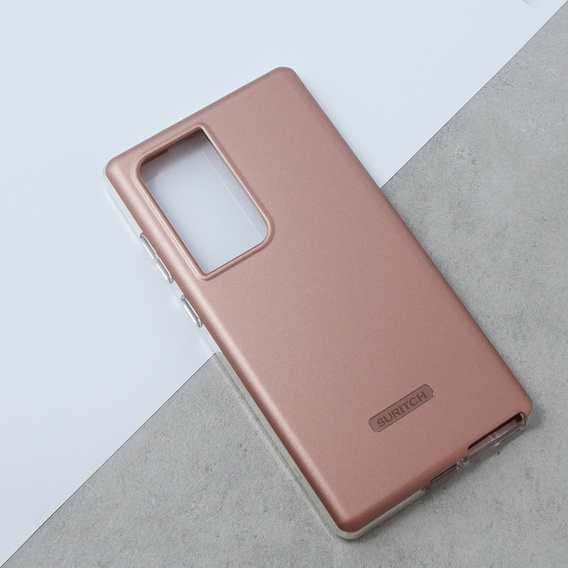 Huse pentru Samsung Galaxy S23 Ultra, Suritch Full Body, roz rose gold
