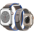 Curea din nailon pentru Apple Watch 1/2/3/4/5/6/7/8/9/10/SE/Ultra/Ultra 2 42/44/45/49MM