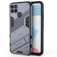 Husa pentru Realme C21Y/C25Y, Military kickstand, albastru
