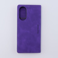 Husă pentru Oppo A78 4G, ERBORD Vintage, portofel cu clapetă, violet