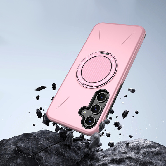 Husă MagSafe cu suport pentru Samsung Galaxy A57 5G, roz