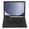 Carcasă + tastatură Samsung Galaxy Tab A9+, Leather Pen Slot TouchPad, negru
