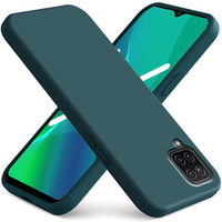 Husa pentru Samsung Galaxy A12 / M12 / A12 2021, Silicone Lite, verde închis