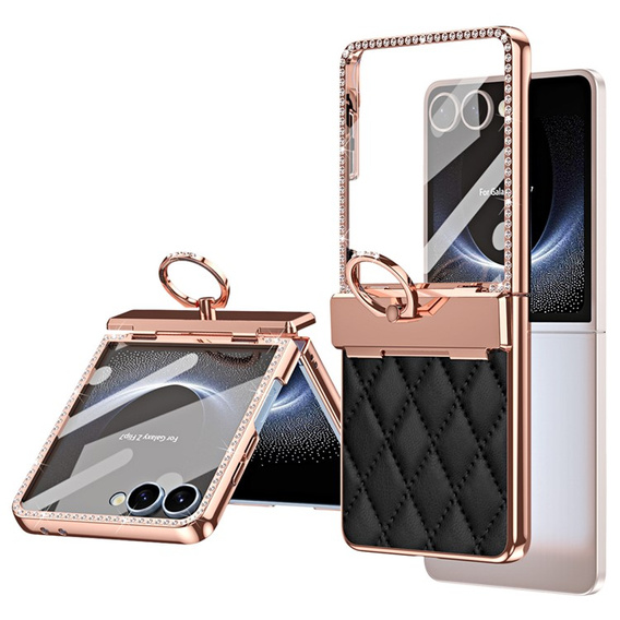 Husă cu sticlă pentru Samsung Galaxy Z Flip7 5G