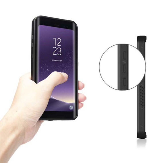 Husă impermeabilă IP68 pentru Samsung Galaxy S8 5G, negru