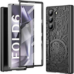 Husă pentru Samsung Galaxy Z Fold6 5G, Mechanical Legend, negru