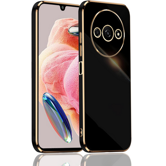 Husă pentru Xiaomi Redmi A3, Glamour CamShield, negru