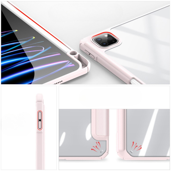 Husa pentru iPad Pro 13" 2024 (7 gen.), Dux Ducis TOBY, roz
